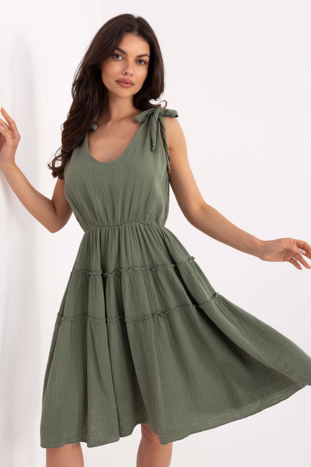Image of Robe de jour verte