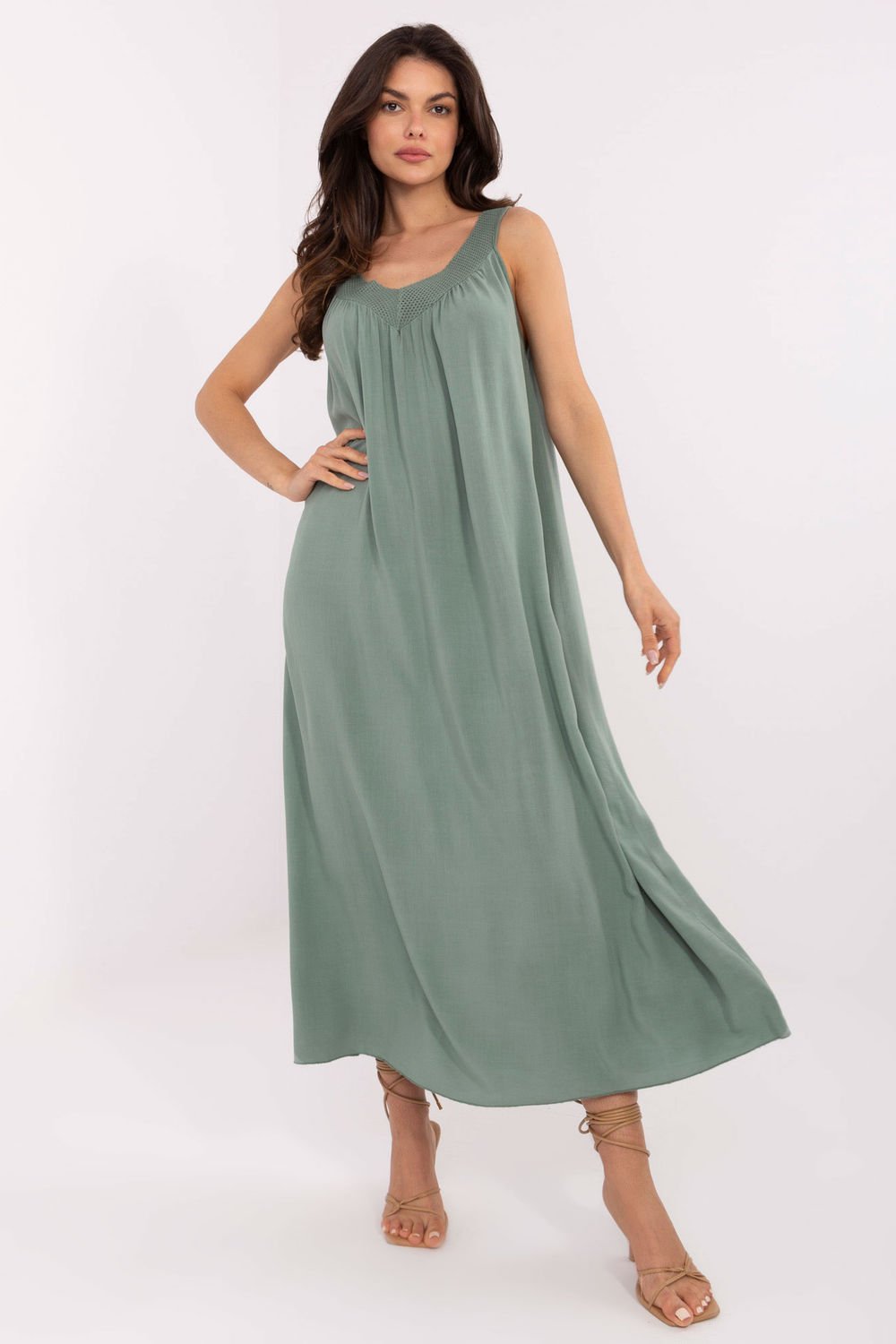 Image of Robe de jour verte