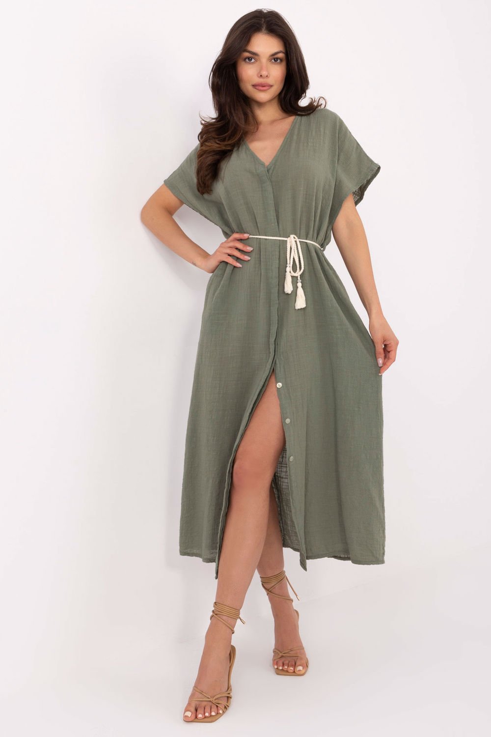 Image of Robe de jour verte