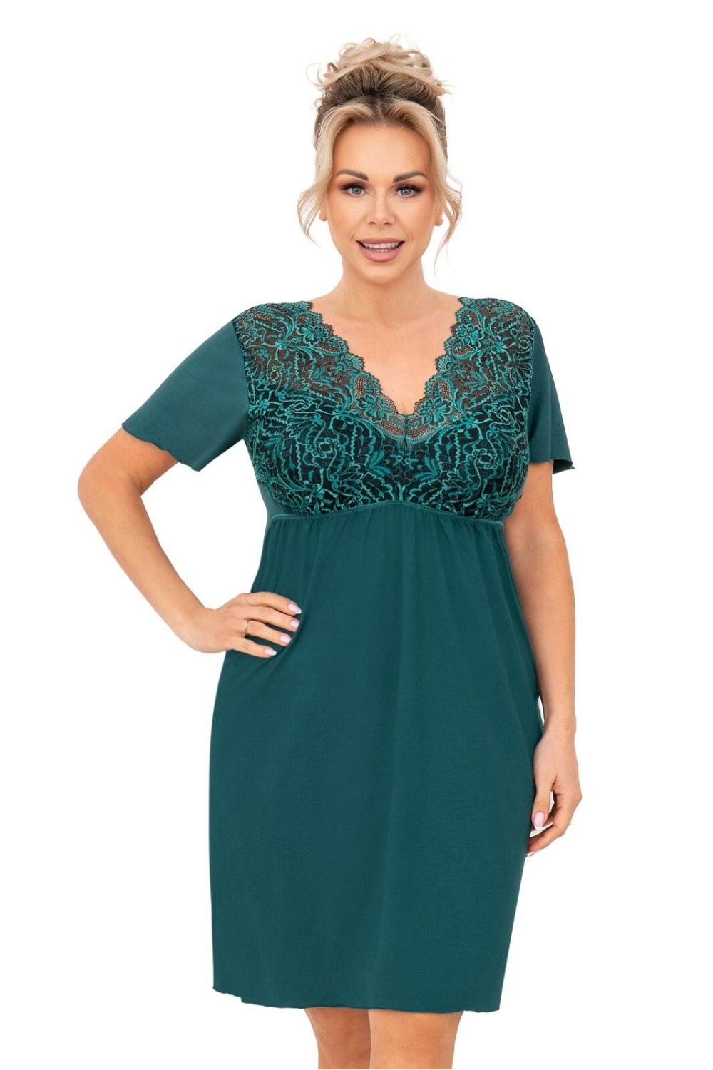 Image of Chemise de nuit verte