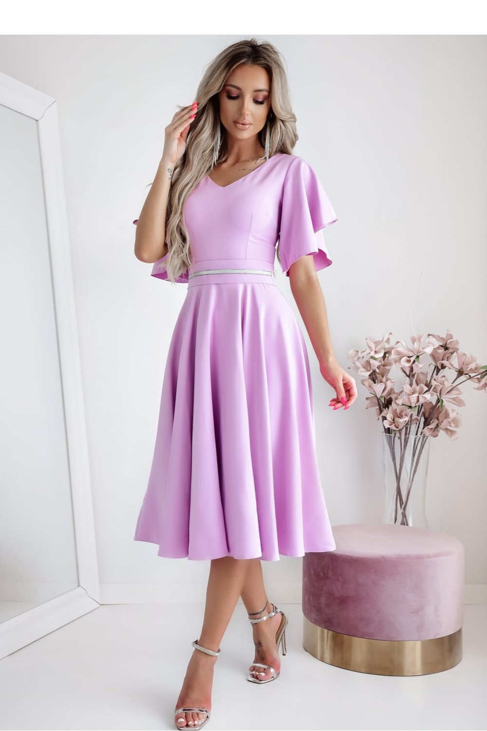 Image of Robe de cocktail violette