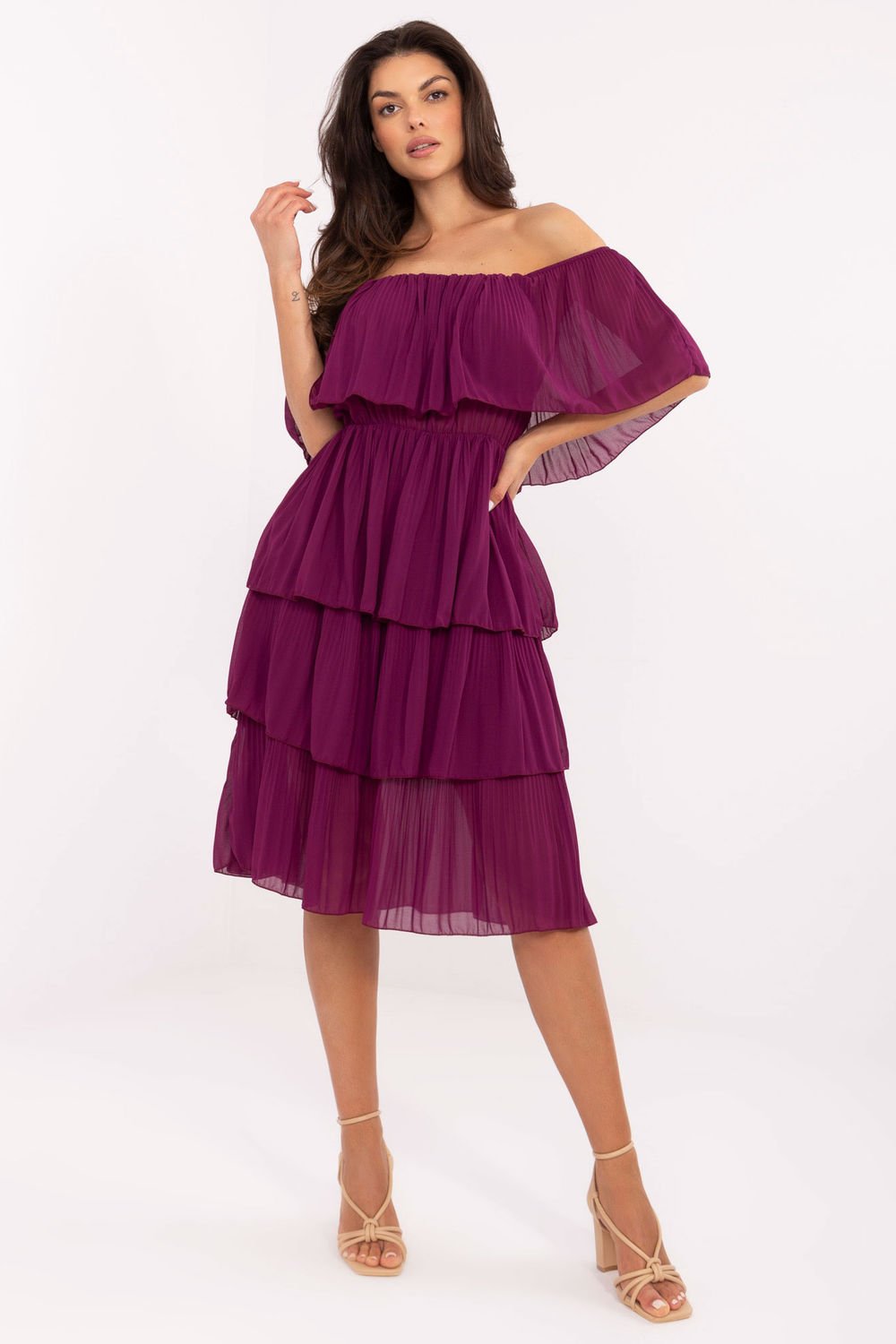 Image of Robe de cocktail violette