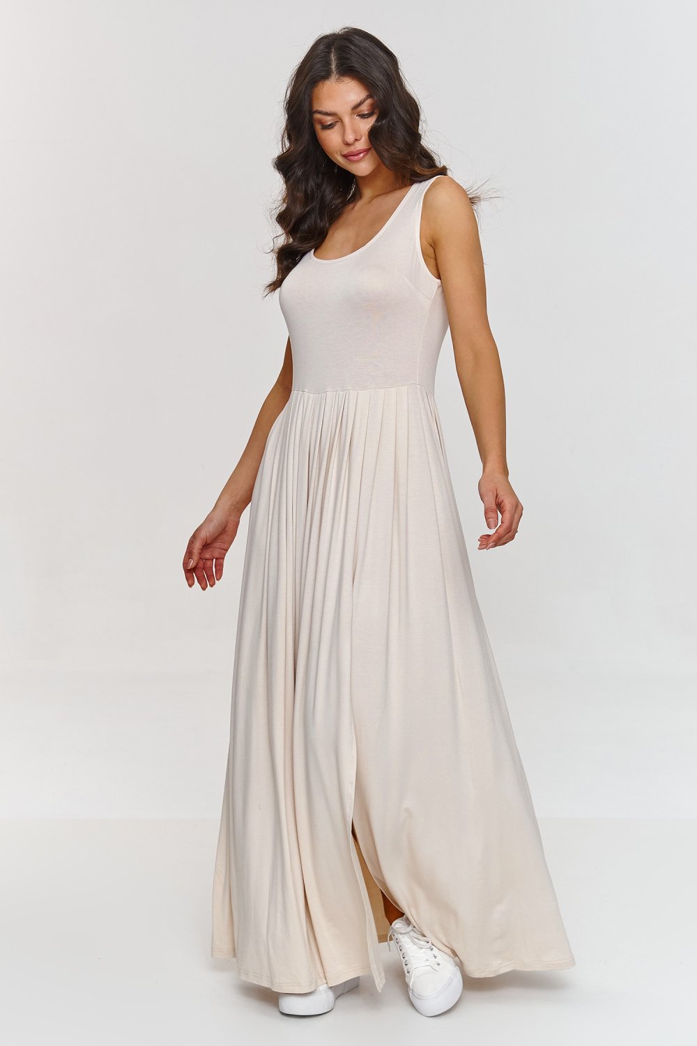 Image of Robe de jour beige