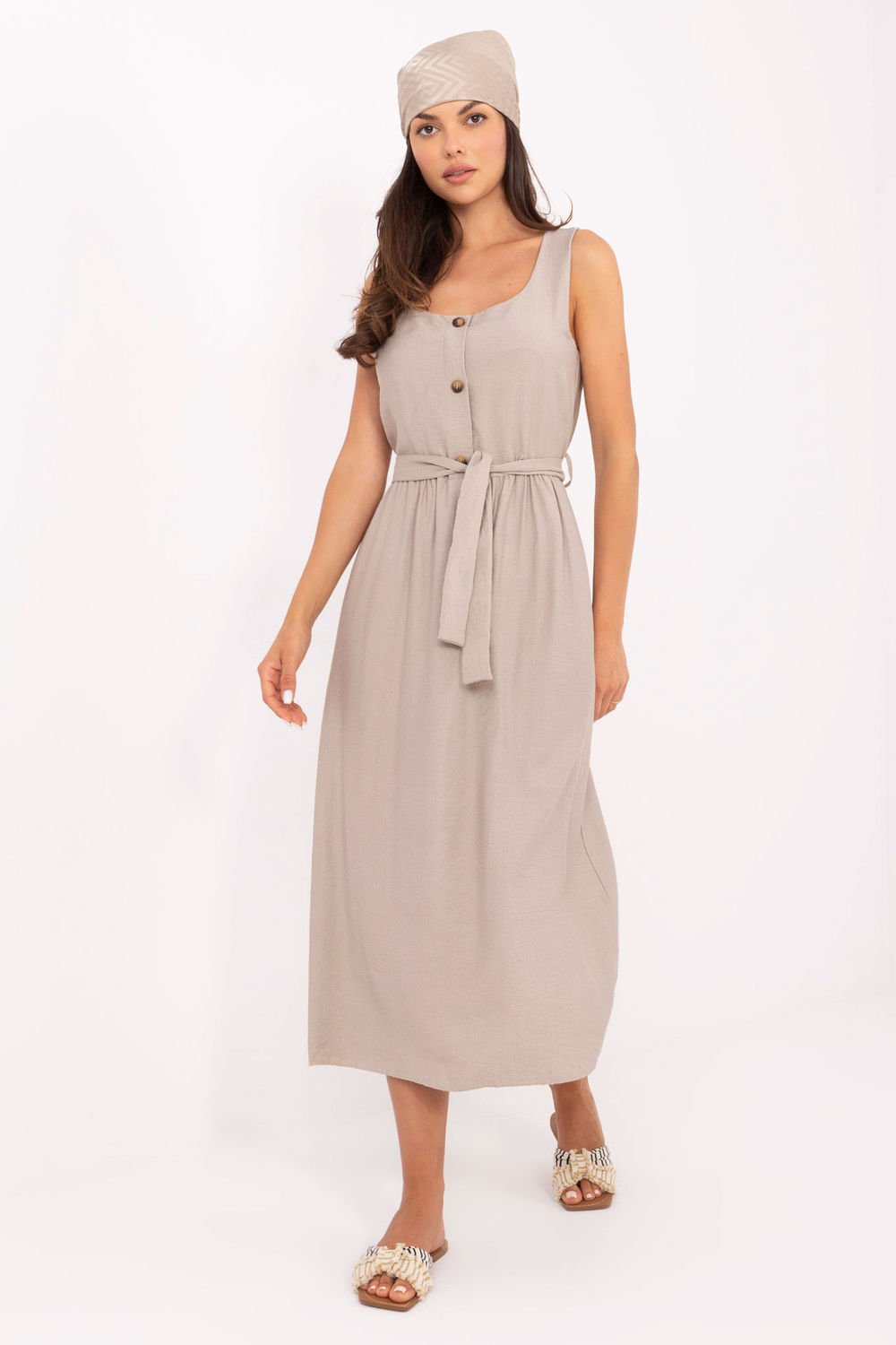 Image of Robe de jour beige