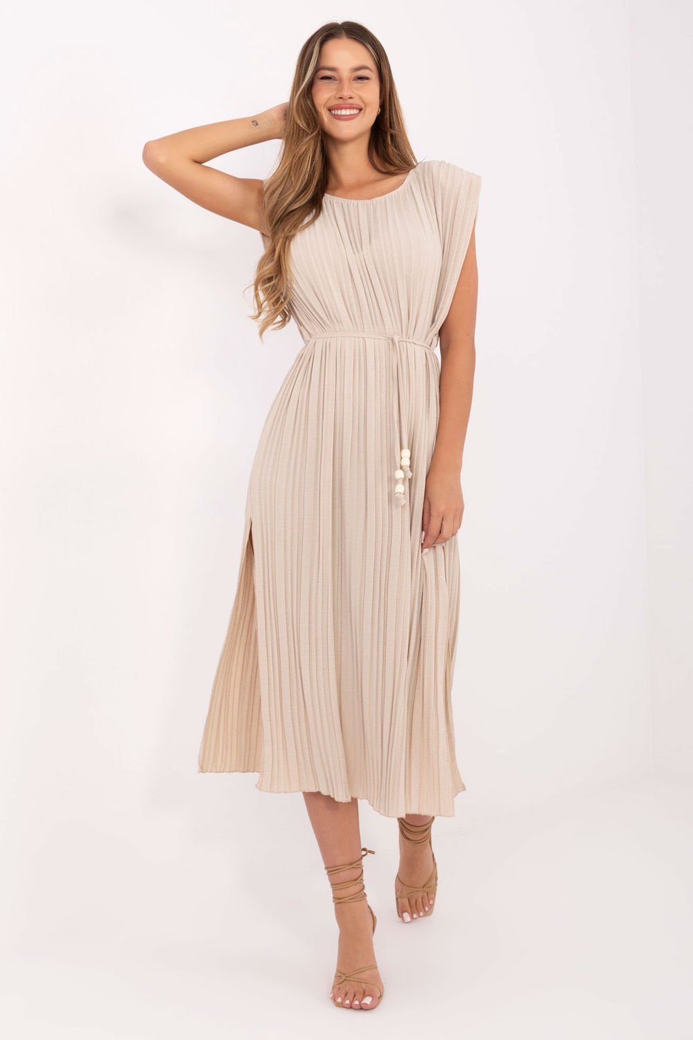 Image of Robe de jour beige