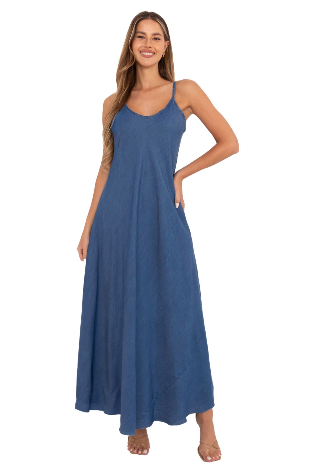 Image of Robe de jour bleue
