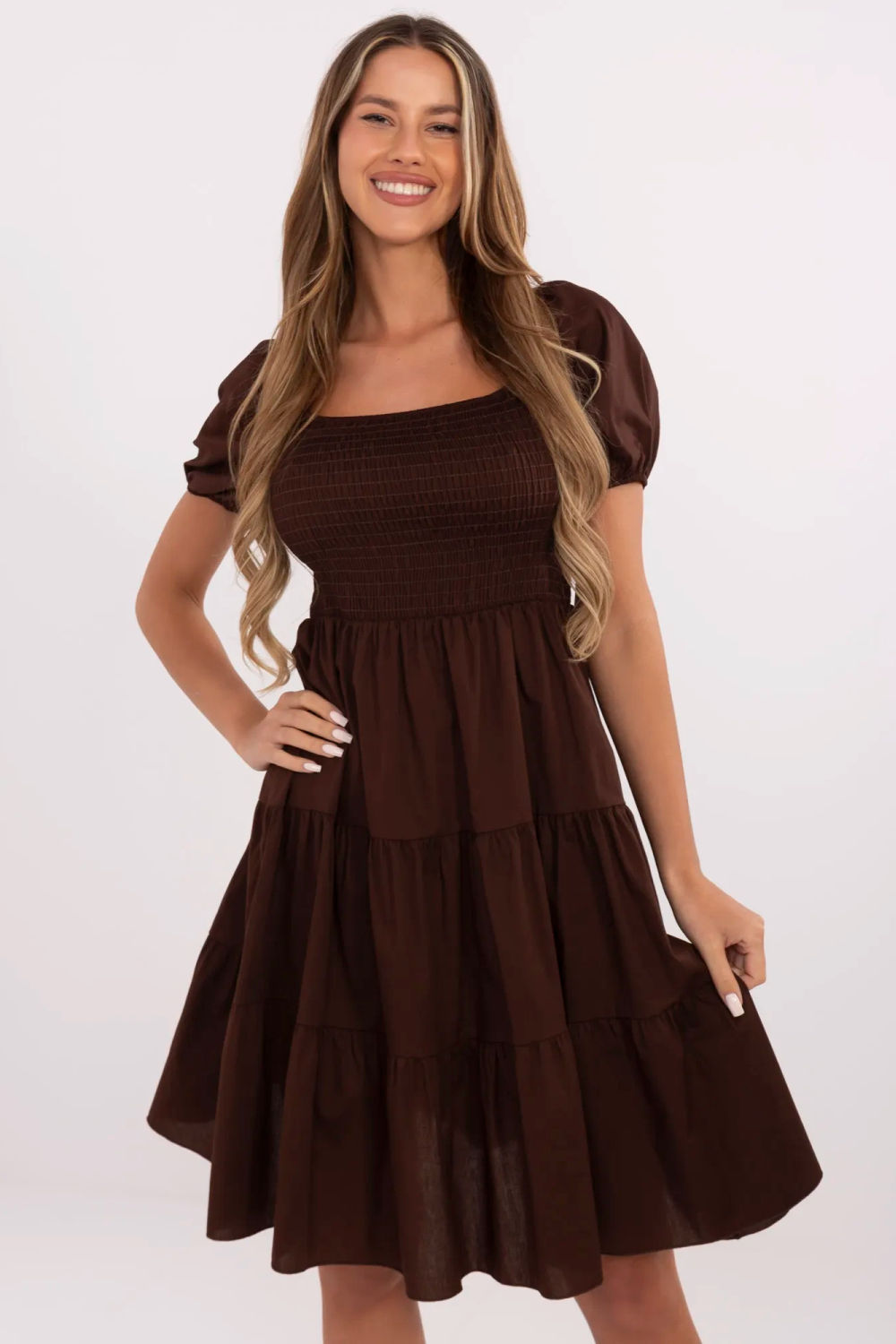 Image of Robe de jour brune