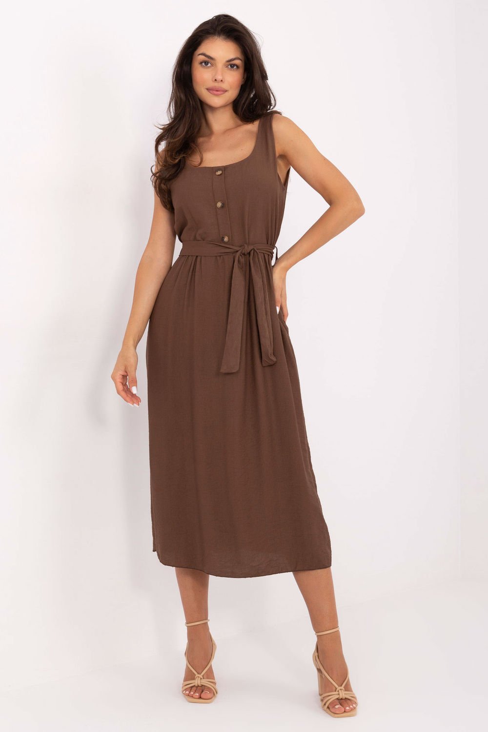 Image of Robe de jour brune