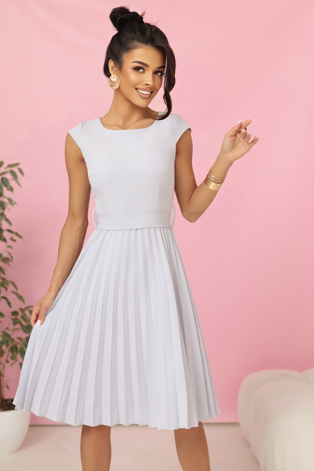 Image of Robe de jour grise