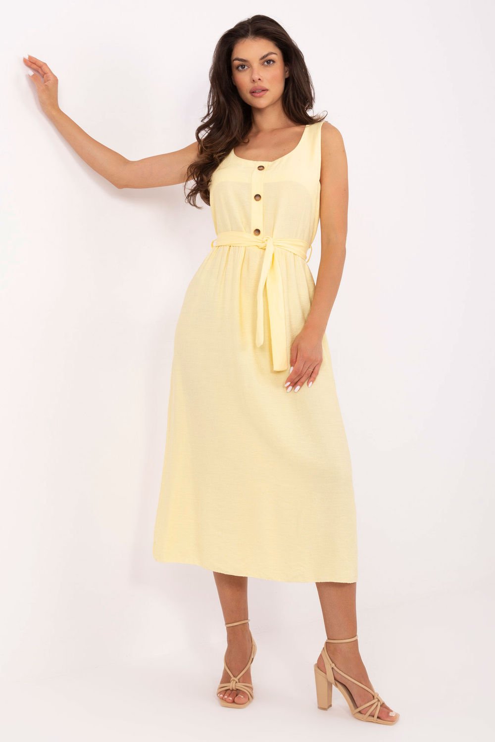 Image of Robe de jour jaune