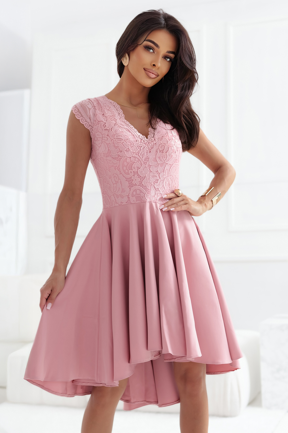 Image of Robe de soirée rosé