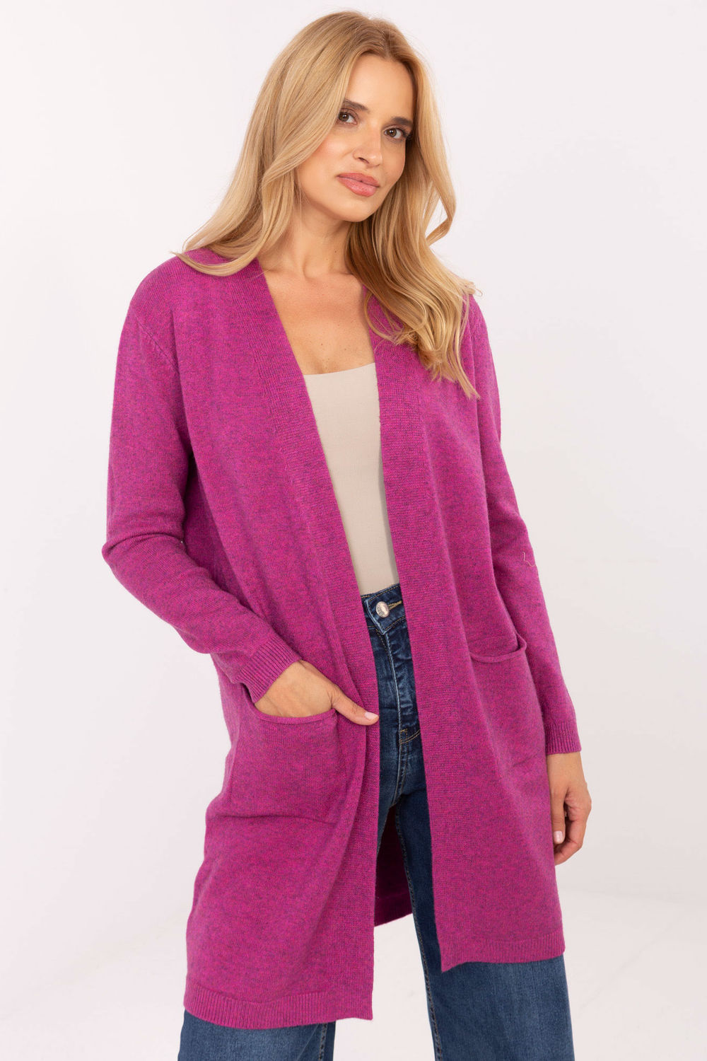 Image of Cardigan rosé