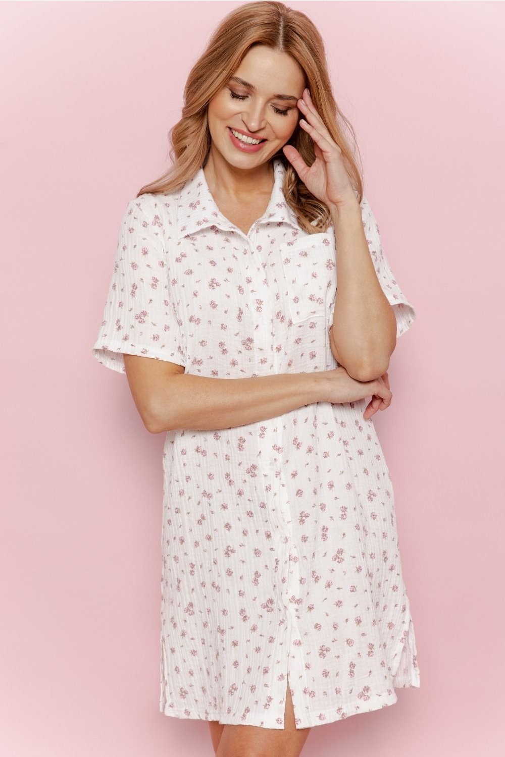 Image of Chemise de nuit beige
