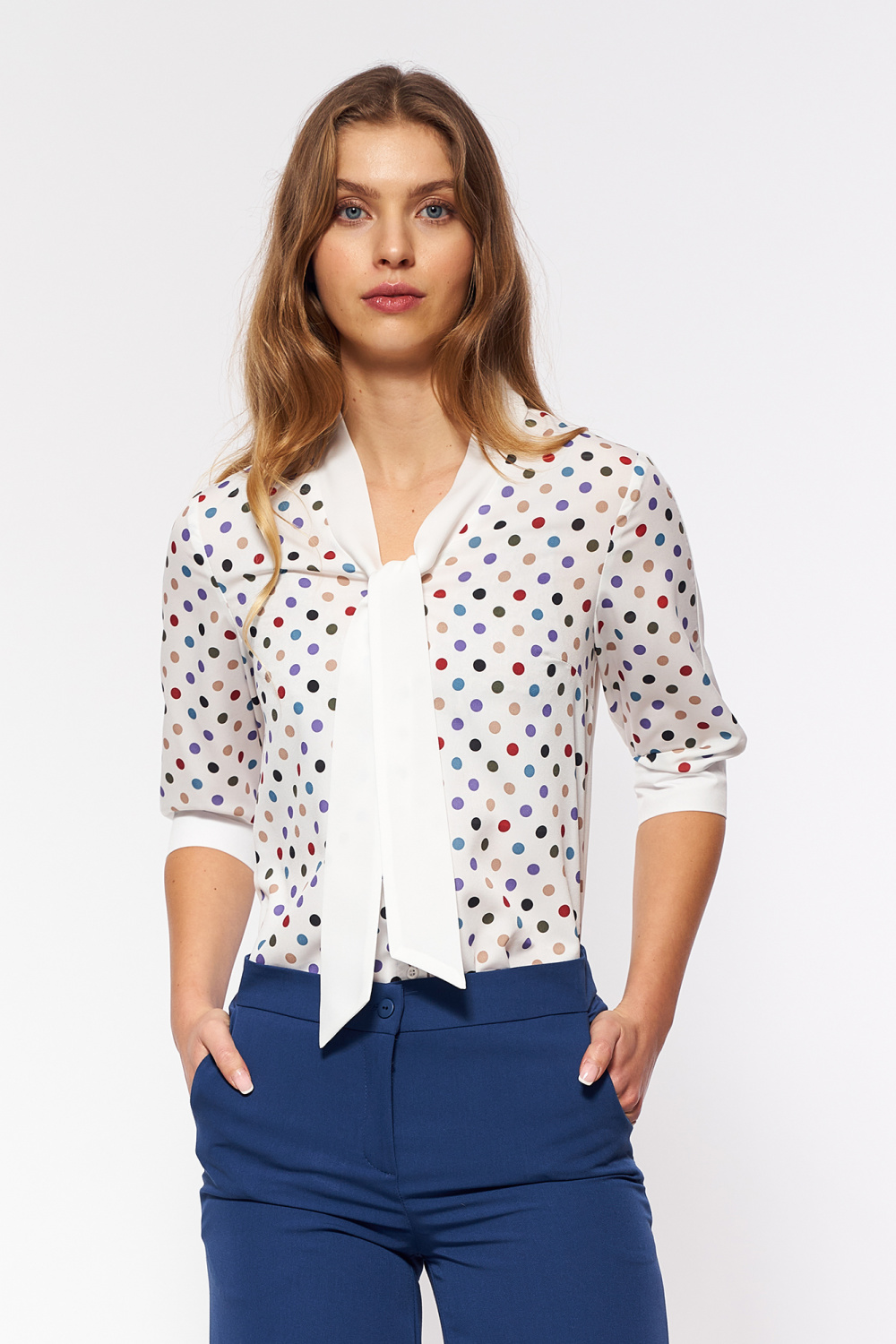 Image of Chemise manche longue beige