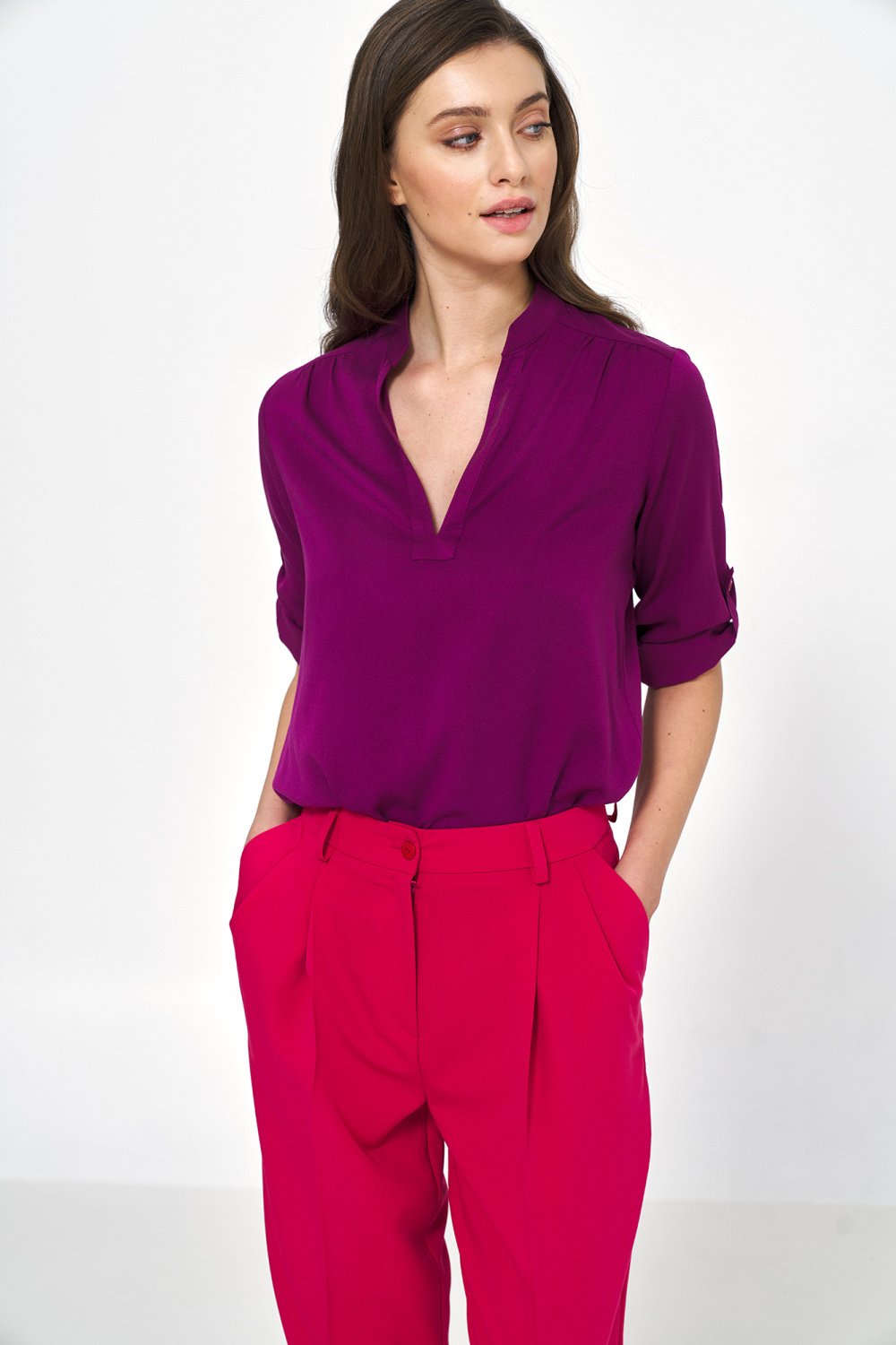 Image of Chemisier violet