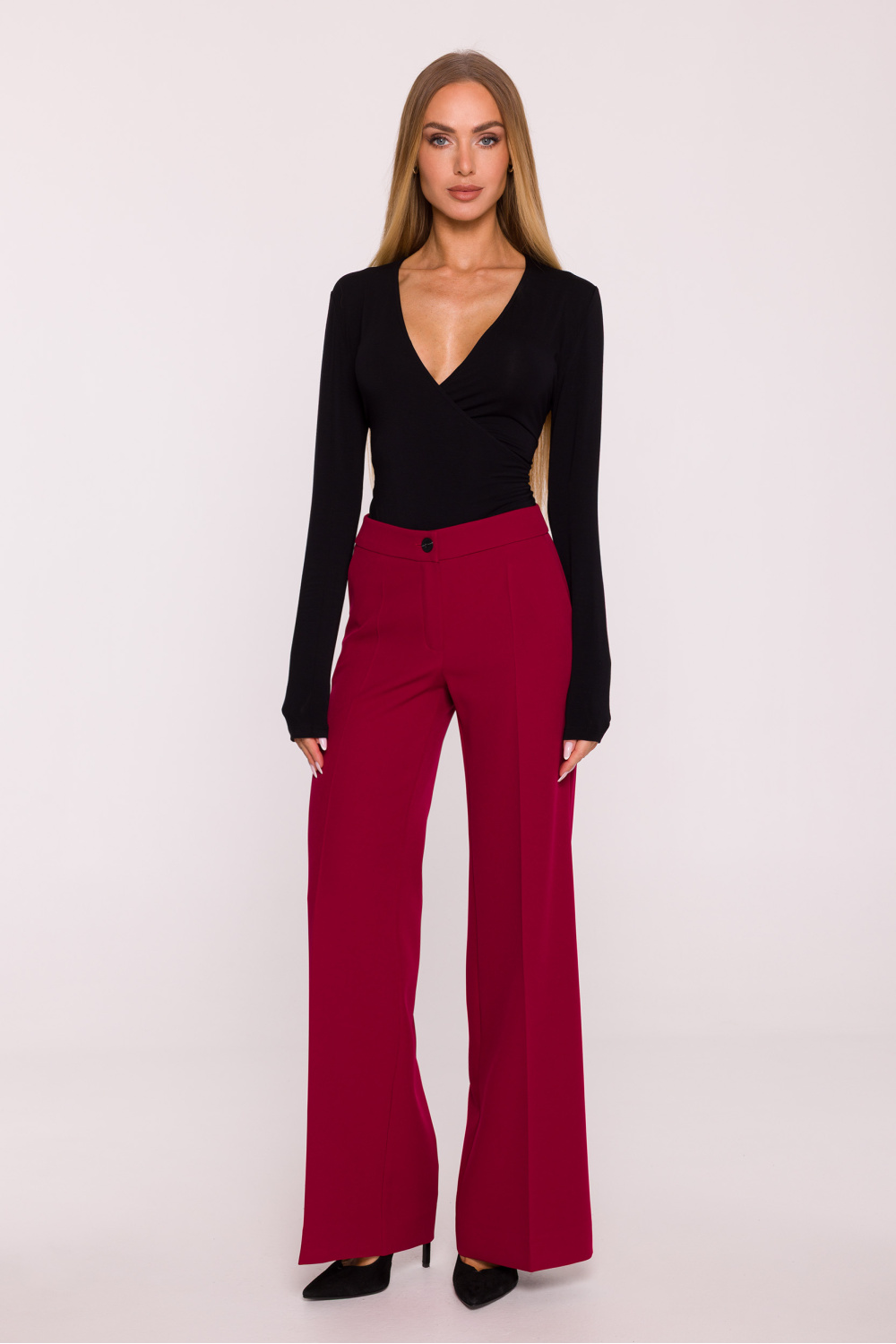 Image of Pantalon femme rouge