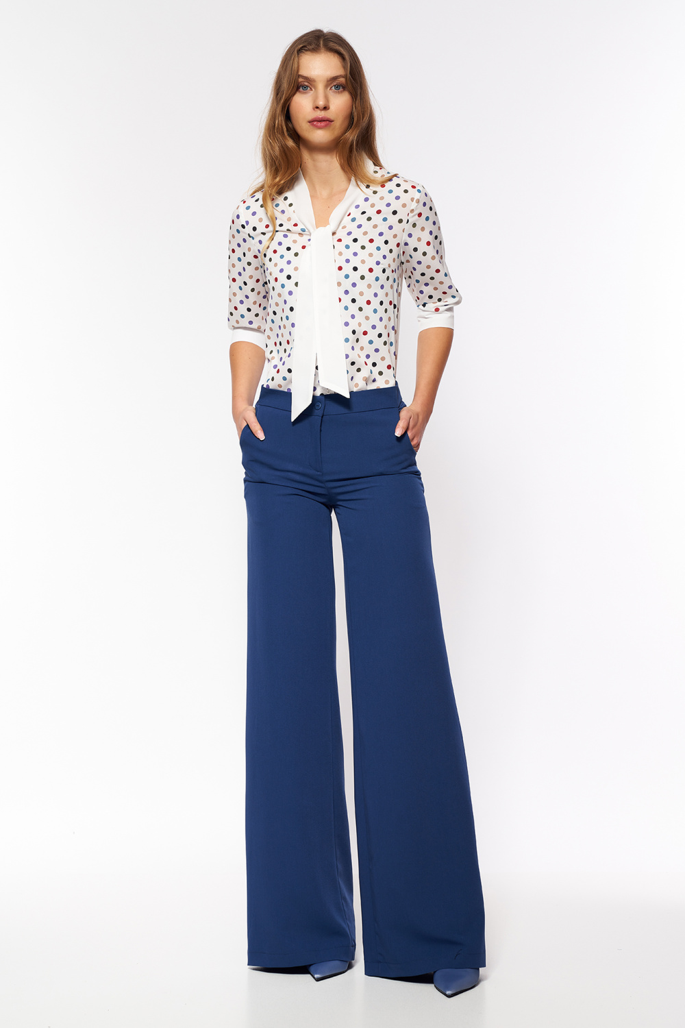 Image of Pantalon long bleu