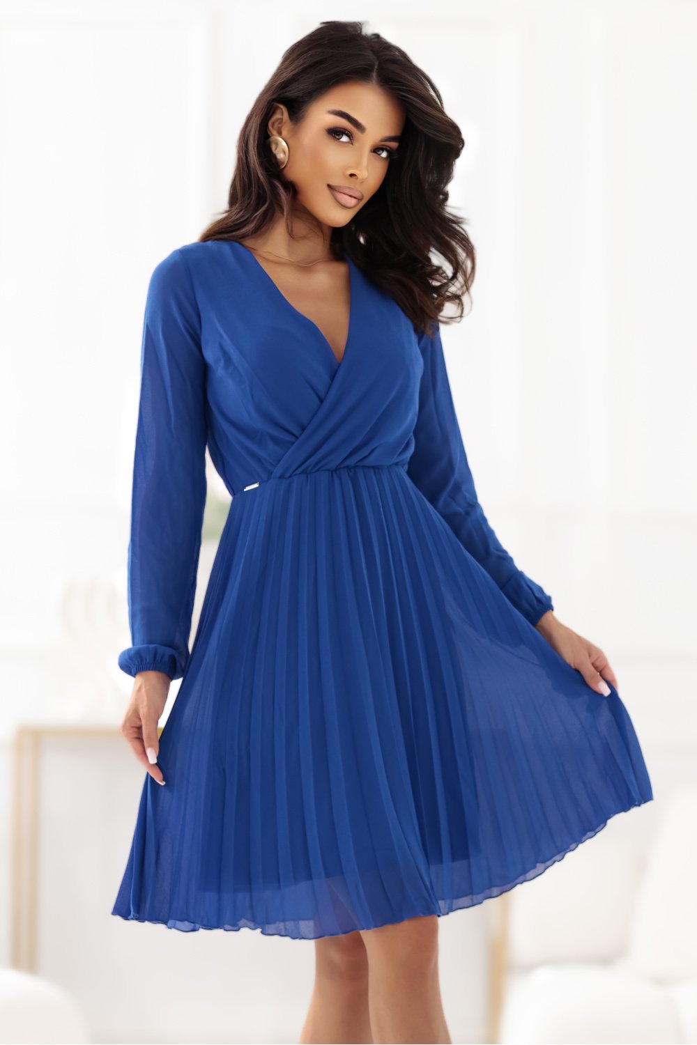 Image of Robe de cocktail bleue