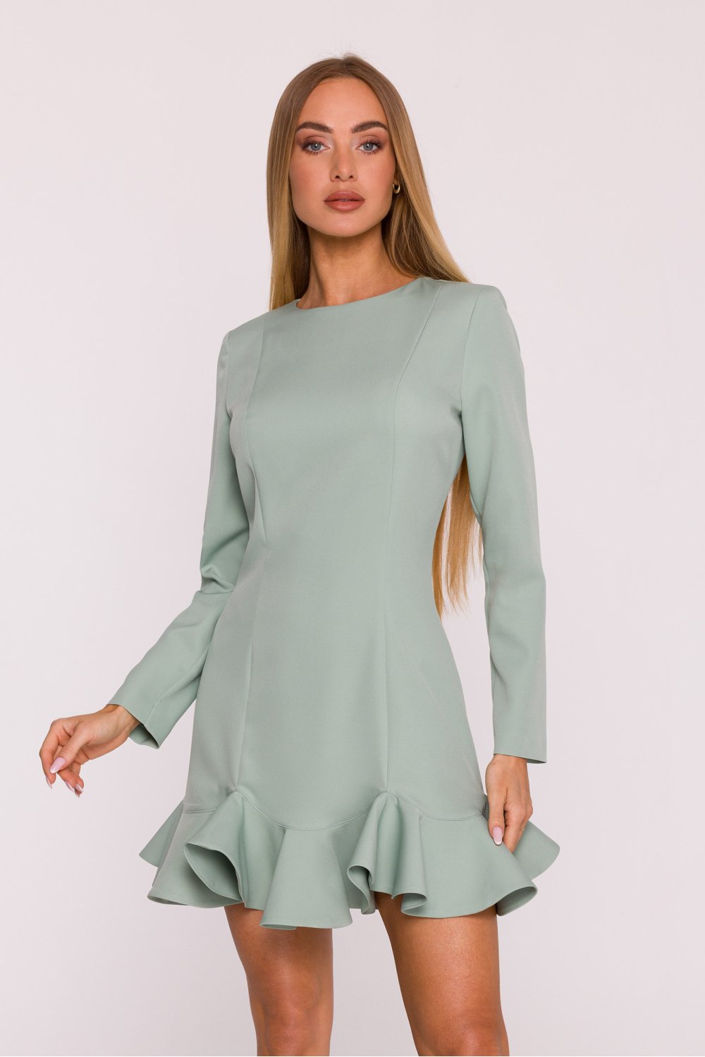 Image of Robe de cocktail verte