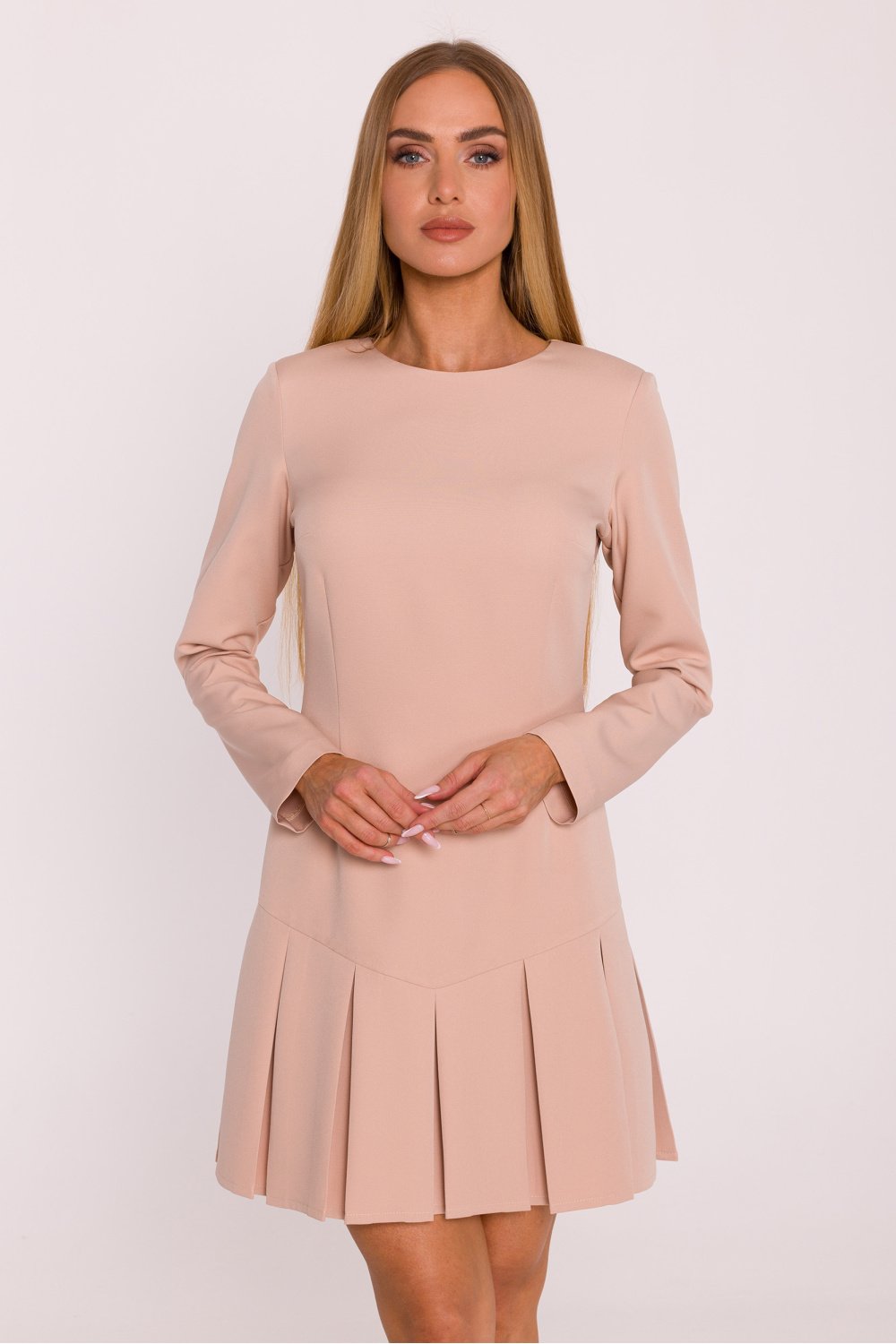 Image of Robe de jour beige