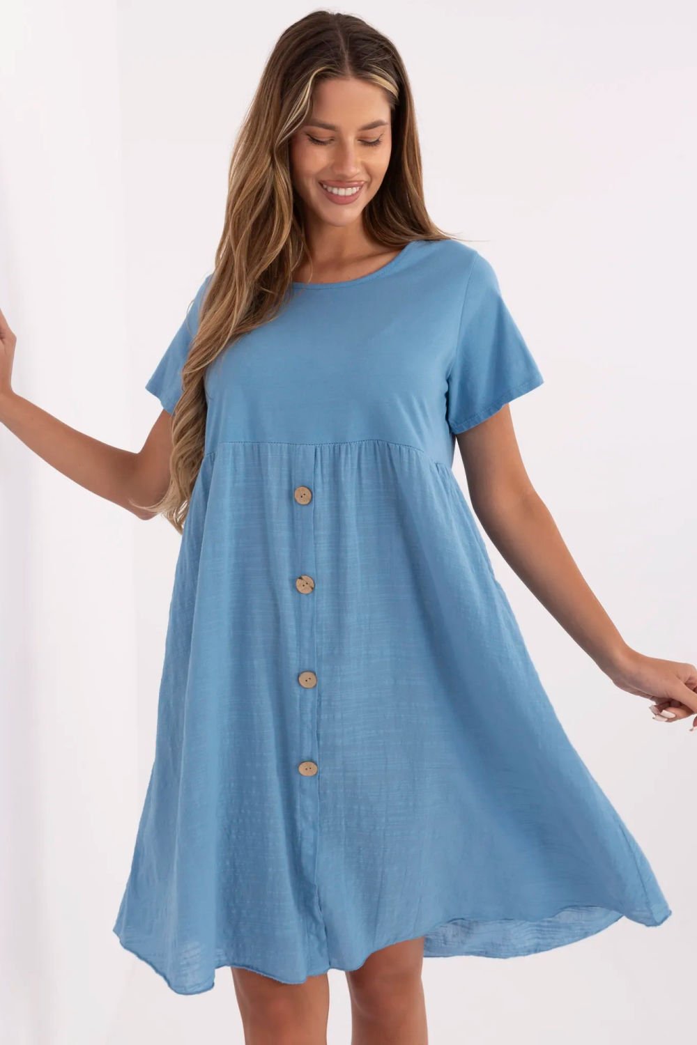 Image of Robe de jour bleue