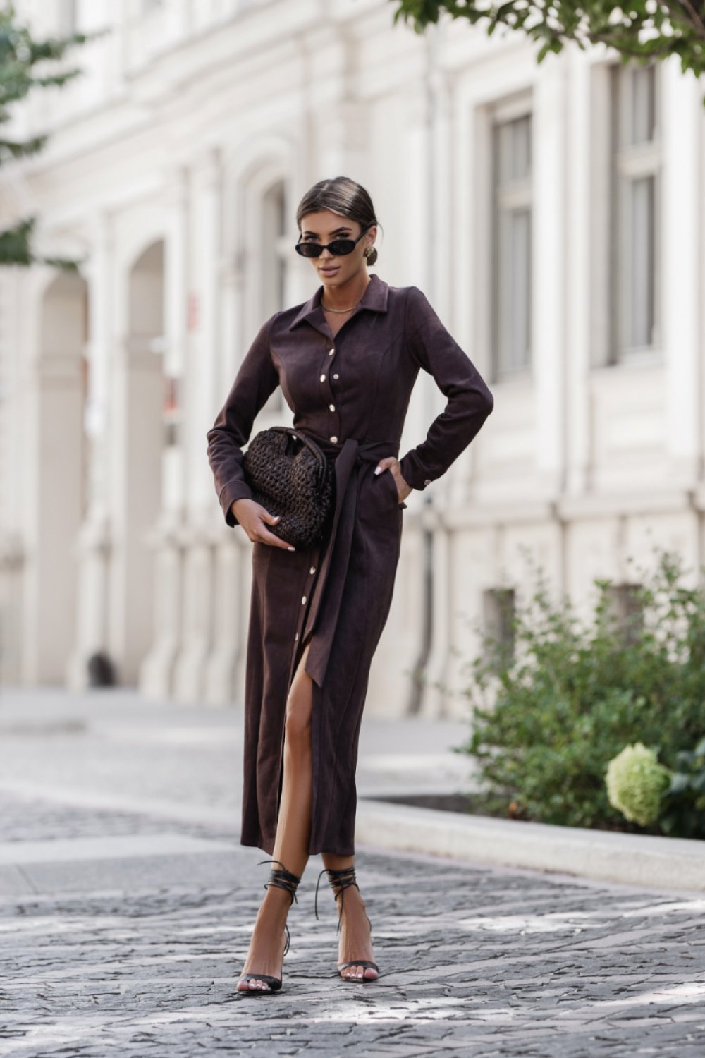 Image of Robe de jour brune