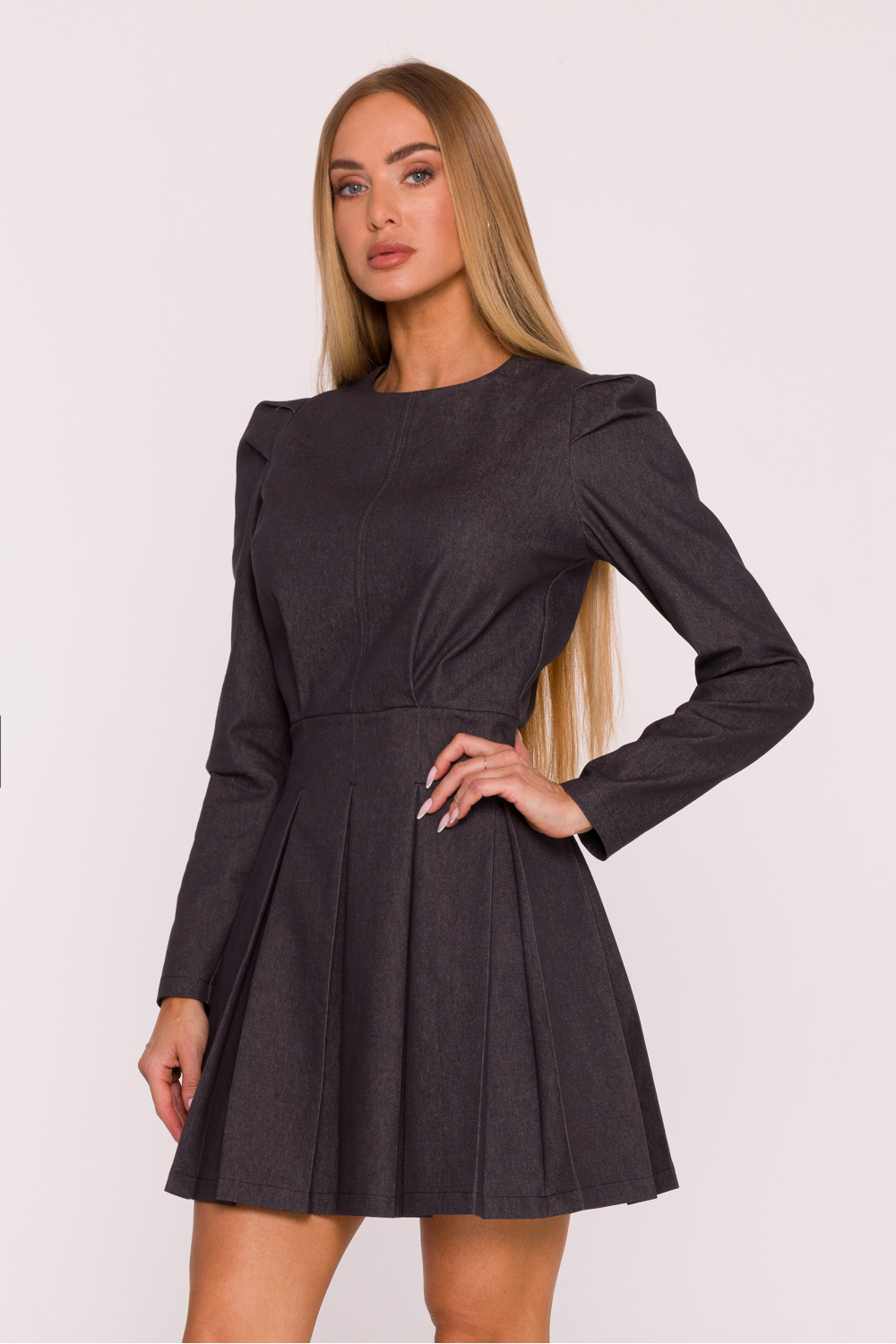 Image of Robe de jour grise