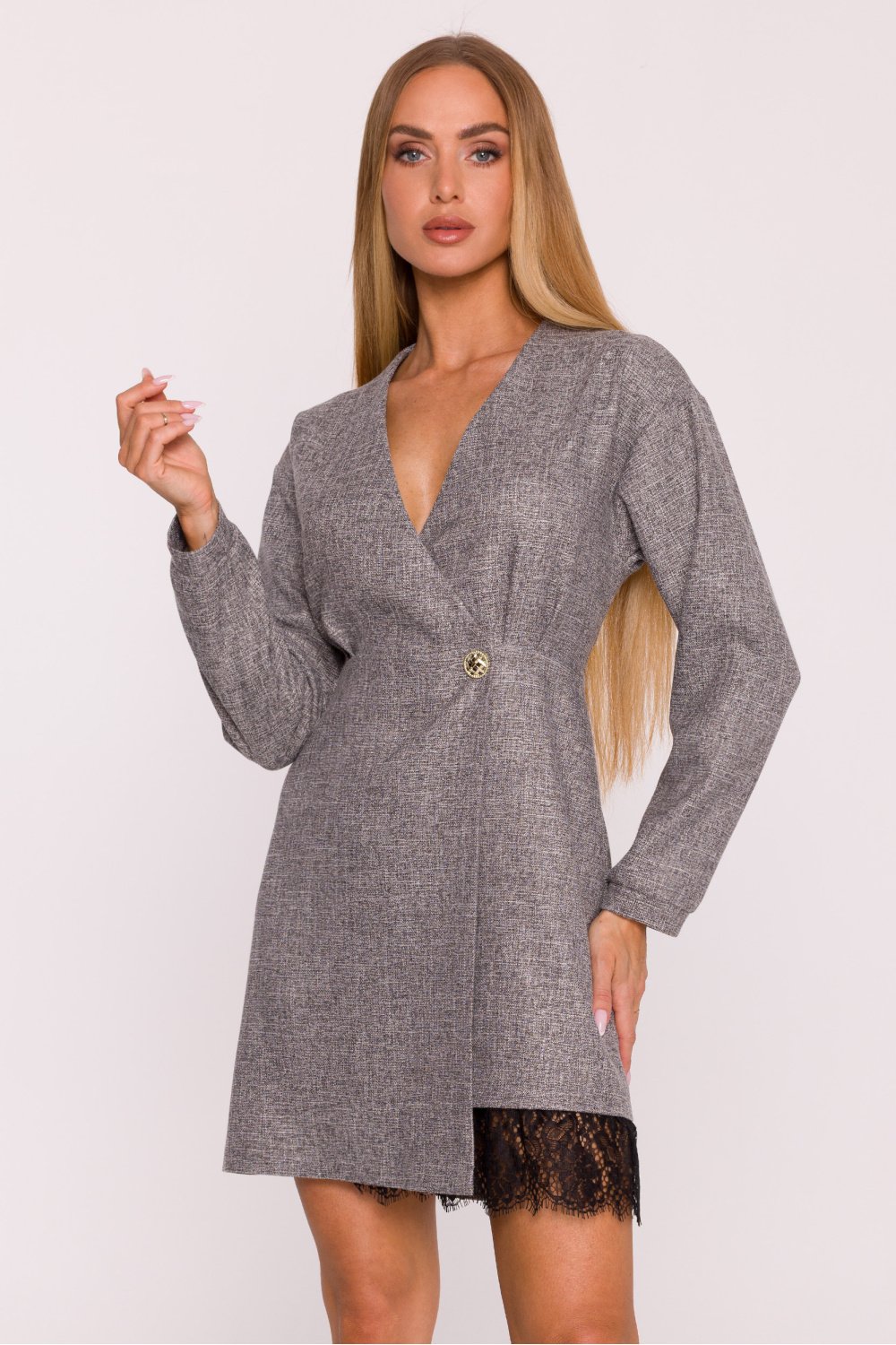 Image of Robe de jour grise