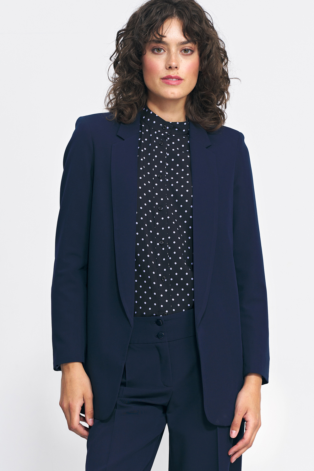 Image of Veste bleue marine