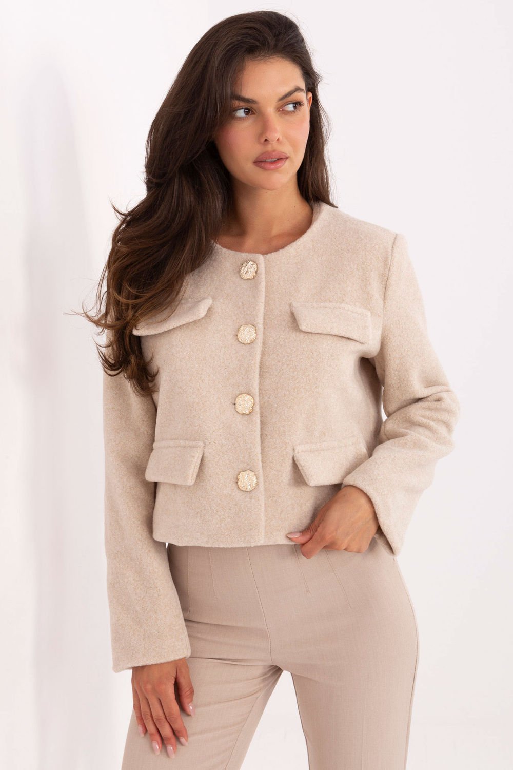Image of Blazer femme beige