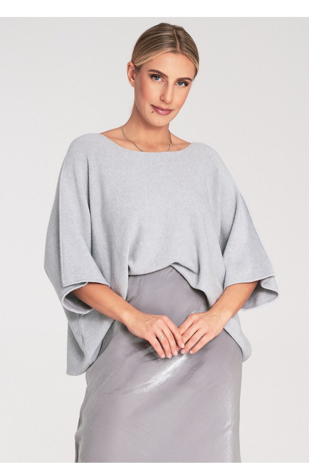 Image of Blouse chauve-souris gris