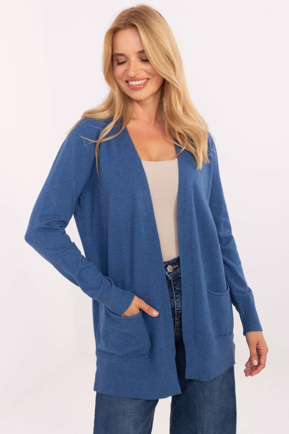 Image of Cardigan bleu