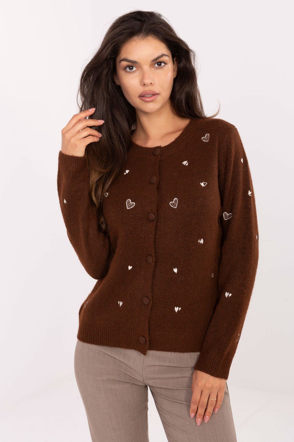 Image of Cardigan brun