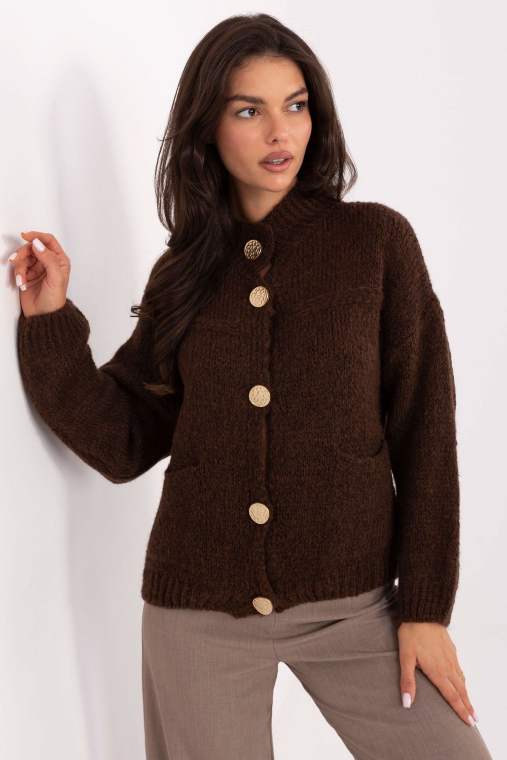 Image of Cardigan brun
