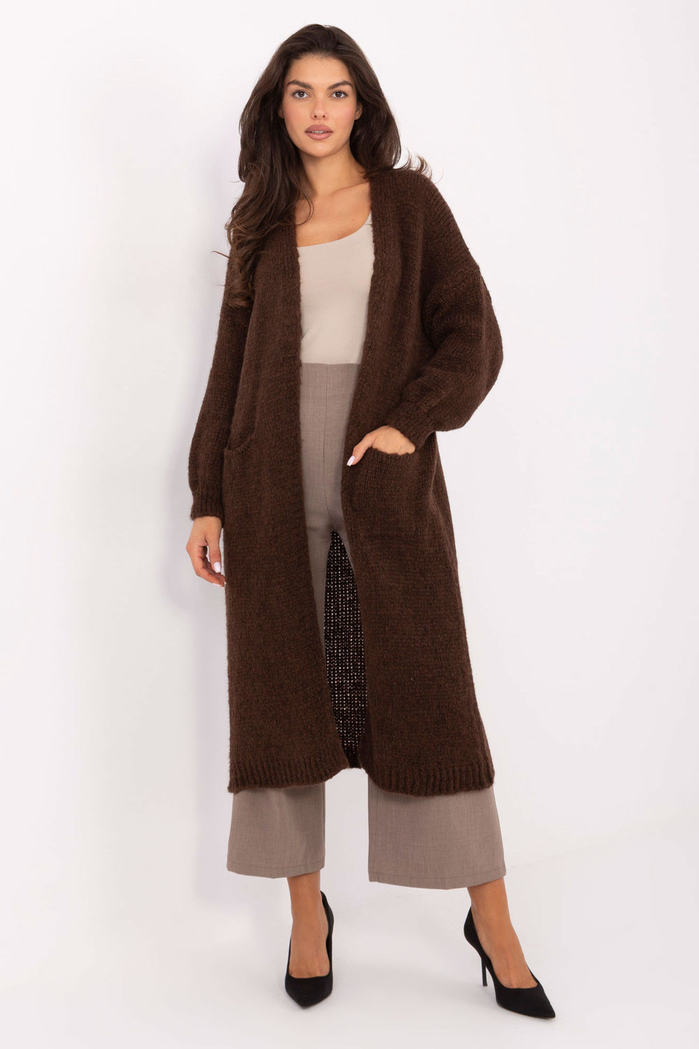 Image of Cardigan brun