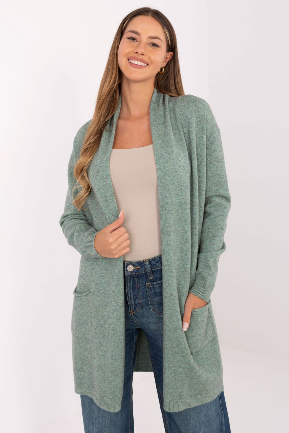 Image of Cardigan vert