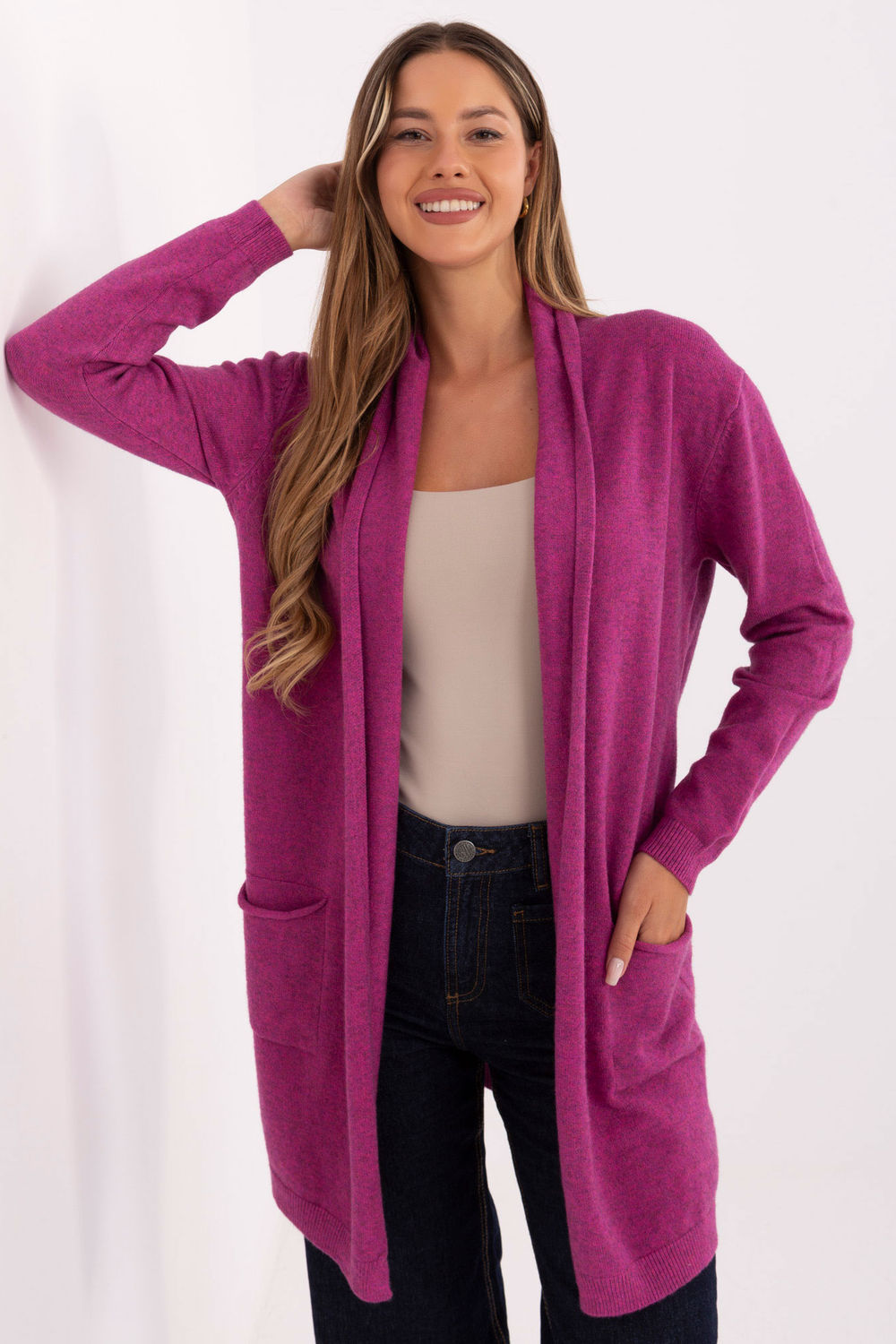 Image of Cardigan violet