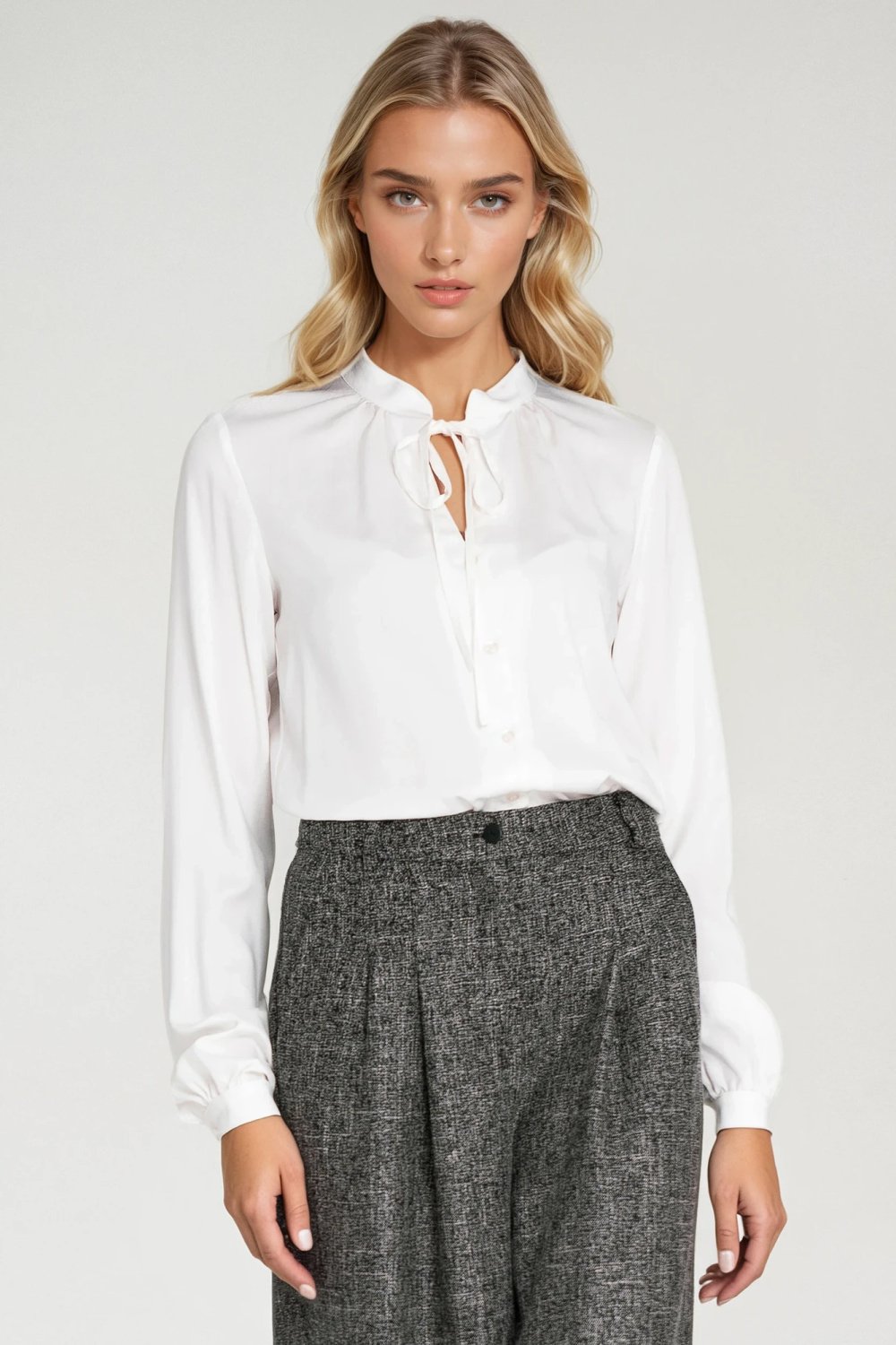 Image of Chemise manche longue beige