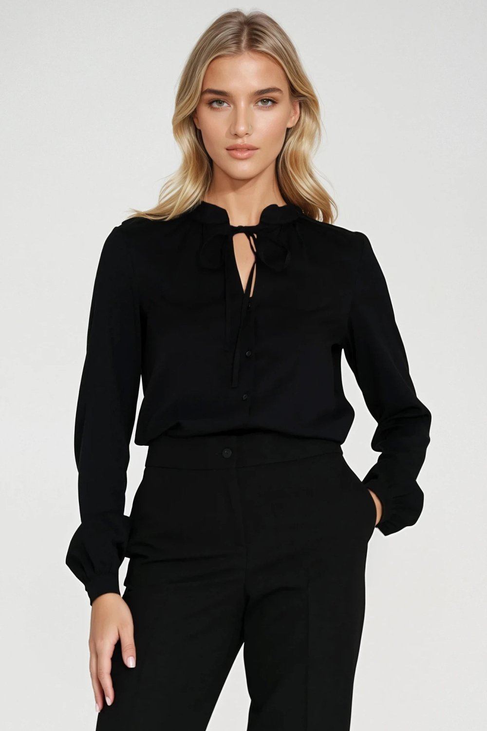 Image of Chemise manche longue noire