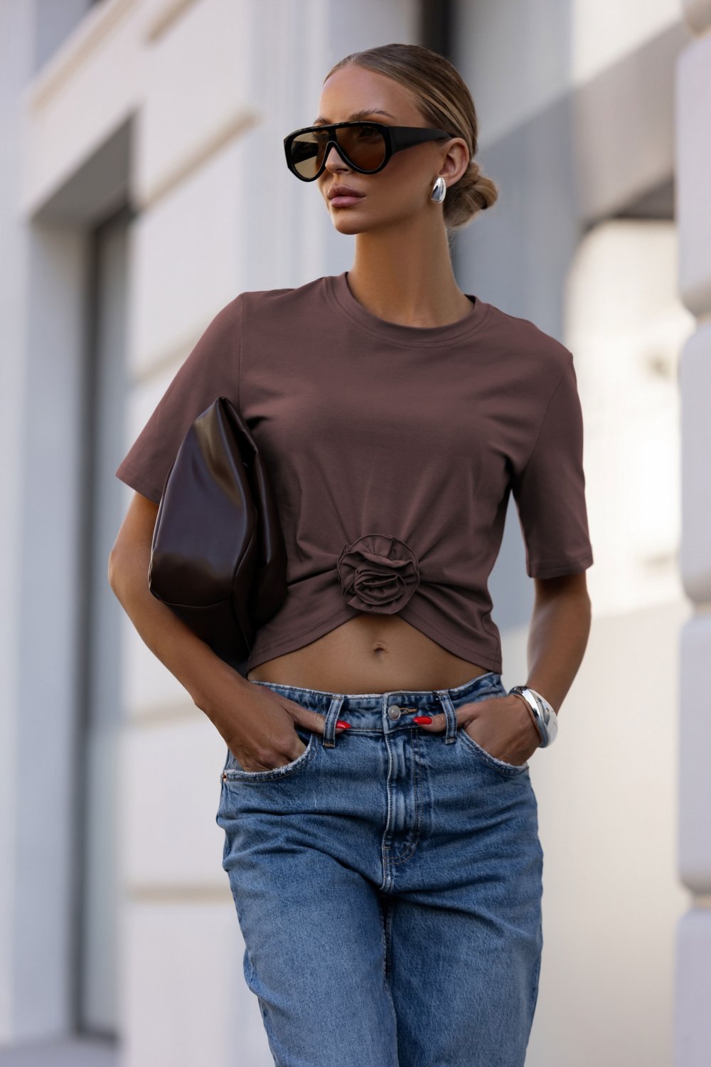 Image of Chemisier brun