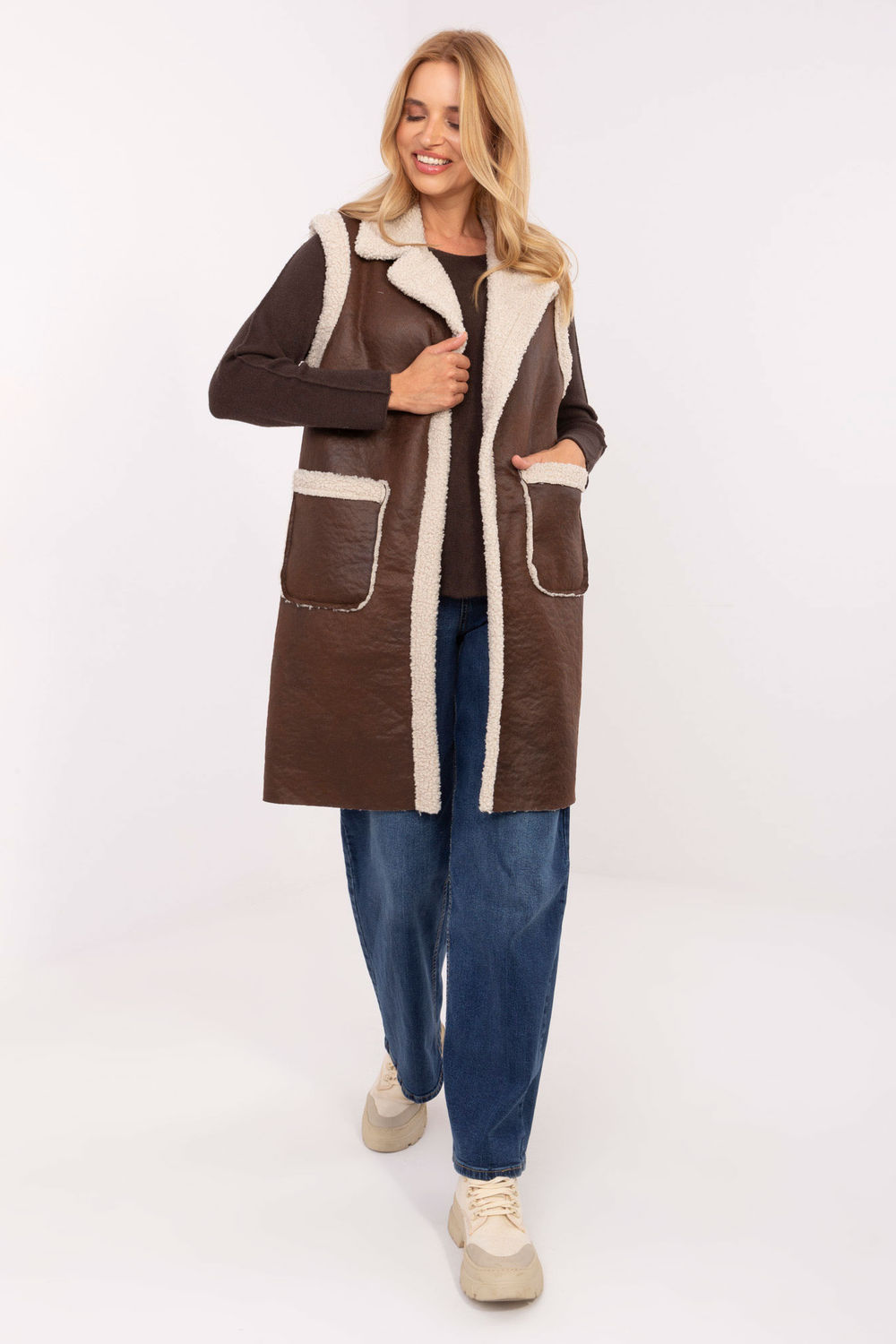 Image of Gilet brun