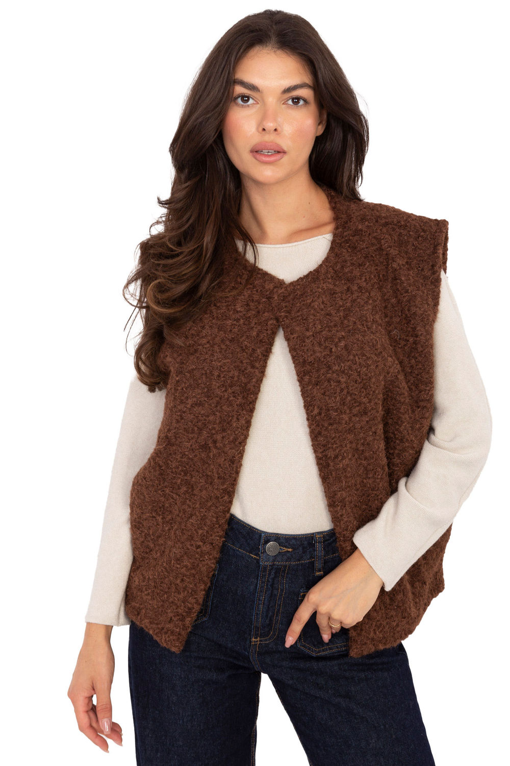 Image of Gilet brun