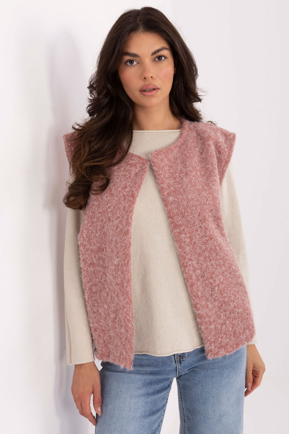 Image of Gilet rosé