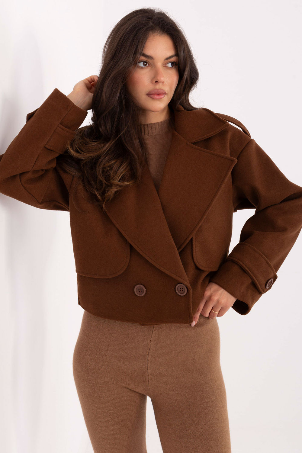 Image of Manteau brun