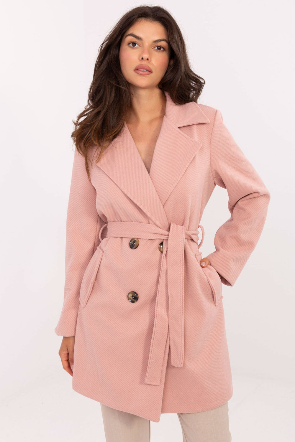 Image of Manteau rosé