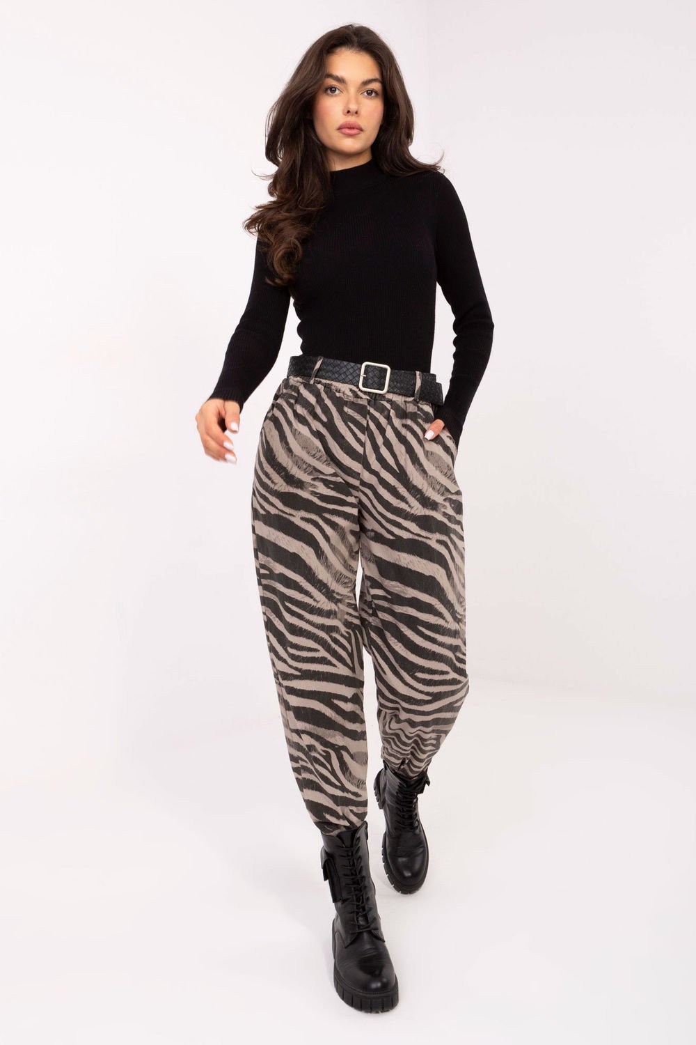 Image of Pantalon femme beige