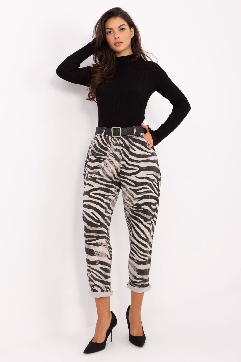 Image of Pantalon femme beige