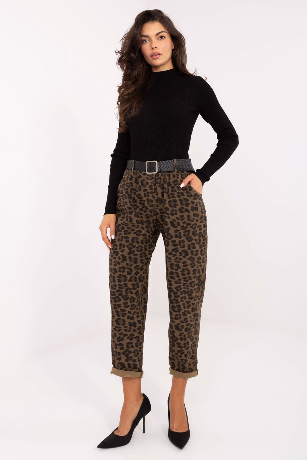 Image of Pantalon femme vert