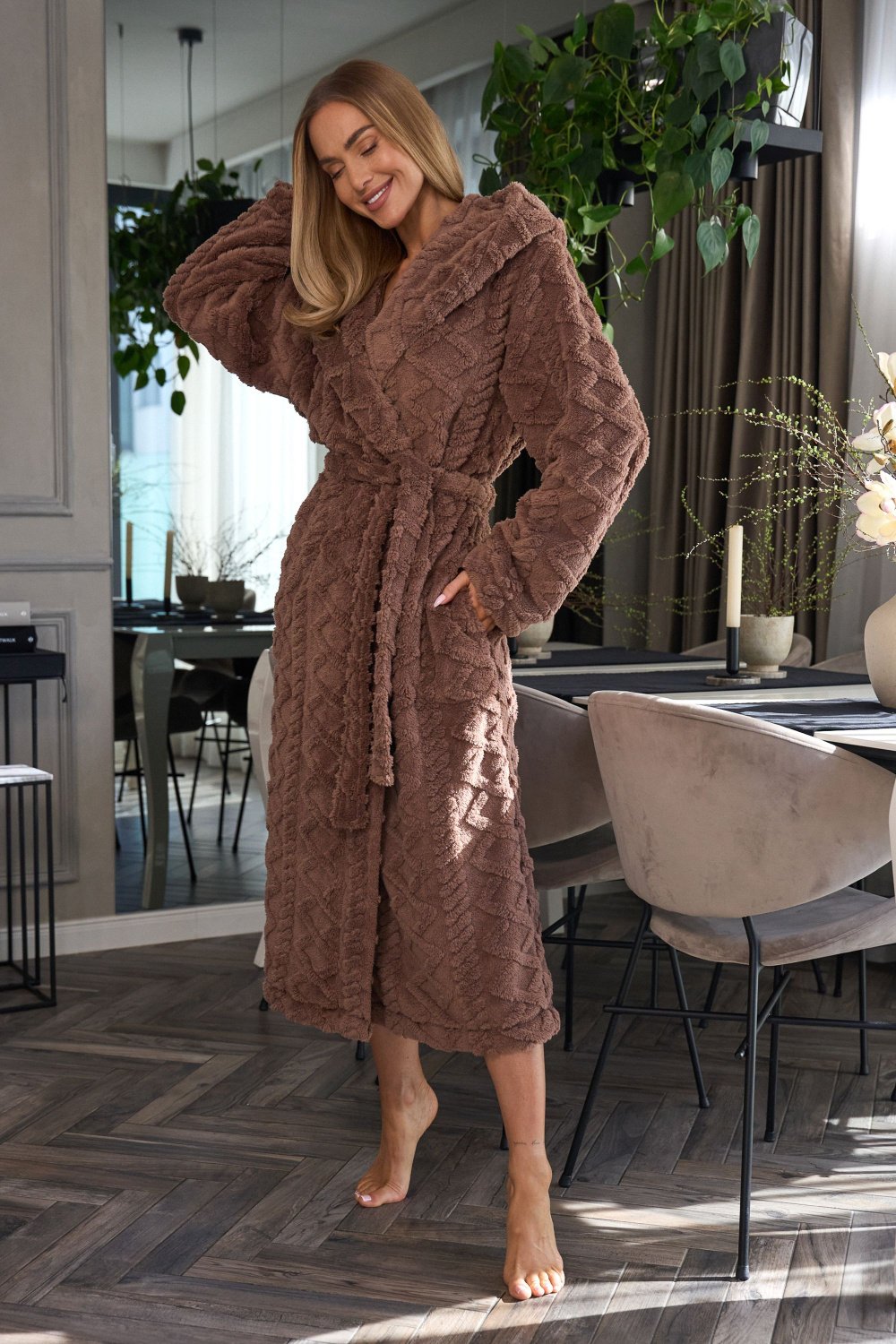 Image of Peignoir brun