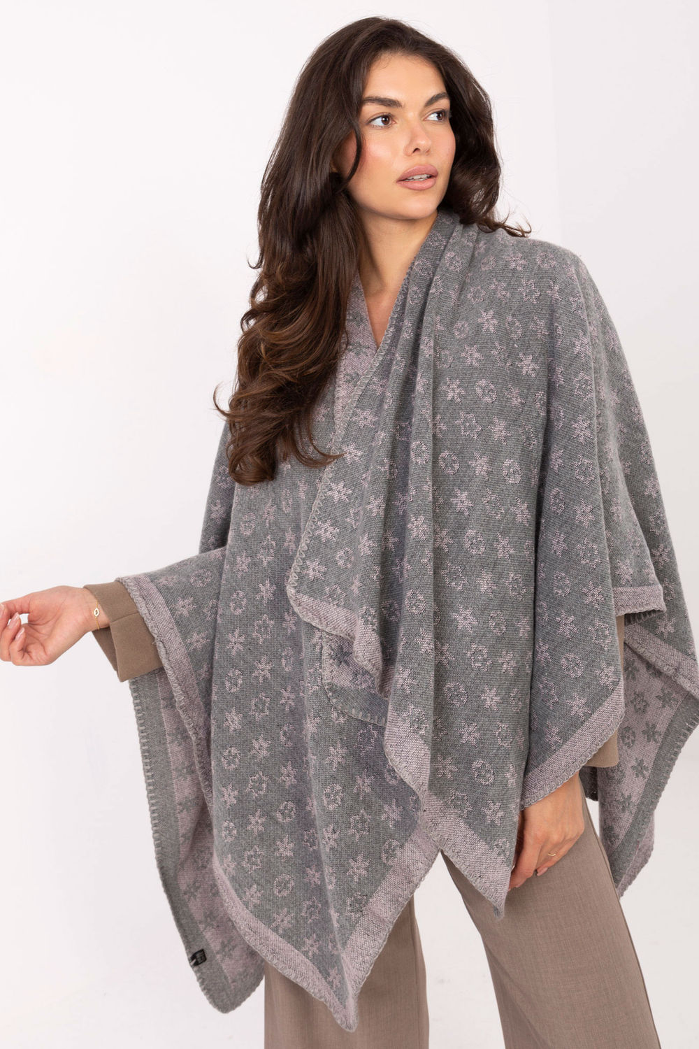 Image of Poncho gris